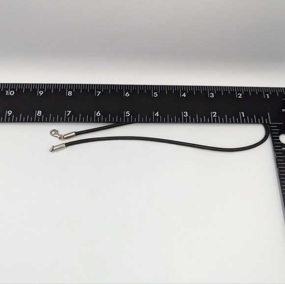 Mother Of Pearl 926 Pendant Sterling Silver On Silpada Leather Cord Vintage - Picture 11 of 12